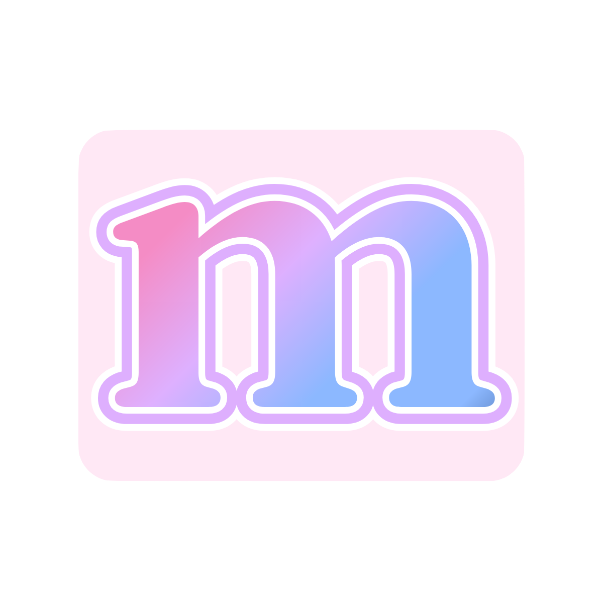 M logo